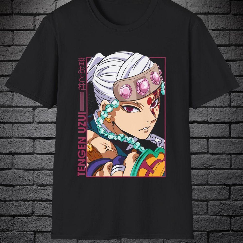 Tengen Uzui Demon Slayer Kimetsu No Yaiba Manga Anime Kawaii Vuitino Shirt